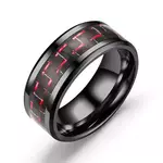 RNR Carbon BRD, prsten od nehrđajućeg čelika