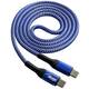 Akyga USB kabel USB-C® utikač, USB-C® utikač 1.0 m plava boja AK-USB-37