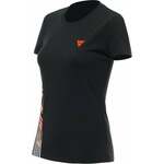 Dainese T-Shirt Logo Lady Black/Fluo Red 2XL Majica