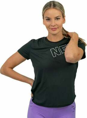 Nebbia FIT Activewear Functional T-shirt with Short Sleeves Black L Majica za fitnes