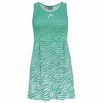 Ženska teniska haljina Head Spirit Dress W - nile green/print vision