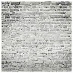 Click Props Background Vinyl with Print Brick White 1