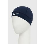 kapa Nike , boja: tamno plava, od tanke pletenine - mornarsko plava. Kapa iz kolekcije Nike. Model izrađen od materijala koji upija vlagu.