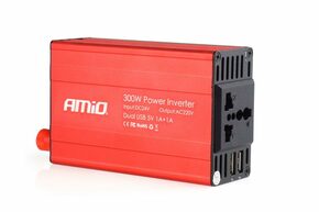 AMiO PI04 DC/AC 24V/220V pretvarač napona - 300W/600W 2xUSBAMiO PI04 DC/AC 24V/220V power inverter - 300W/600W 2xUSB ADCAC-300-600-PI04-02471