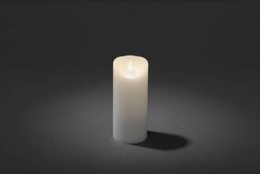 Konstsmide 1832-100 LED svijeća od pravog voska bijela toplo bijela (Ø x V) 7.5 cm x 17.5 cm