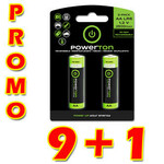 Punjiva baterija, AA (HR6), 1.2V, 2500mAh, Powerton, kutija, 10x2-pak, PROMO 2-pak 9+1 (18+2 kom)