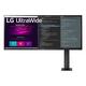 LG UltraWide 34WN780-B monitor, IPS, 34", 21:9, 3440x1440, 75Hz, pivot, HDMI, DVI, Display port, VGA (D-Sub), USB
