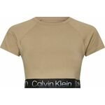 Ženska majica Calvin Klein WO SS Croped T-shirt - aluminum