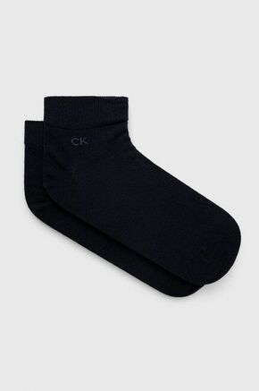 Set od 2 para muških čarapa Calvin Klein 701218706 Navy 003