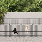 Vanjski kavez za pse čelični 84 68 m²