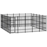 vidaXL Vanjski kavez za pse čelični 23,04 m²