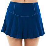 Ženska teniska suknja Lucky in Love Neon Lights Ride Along Skirt - electric blue
