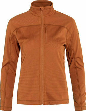 Fjällräven Abisko Lite Fleece Jacket W Terracotta Brown L Majica s kapuljačom na otvorenom