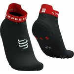 Compressport Pro Racing Socks V4.0 Run Low Black/Core Red/White T2 Čarape za trčanje