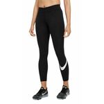 Tajice Nike Sportswear Essential Mid-Rise Swoosh Leggings - black/white
