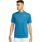 Muški teniski polo Nike Court Dri-Fit Blade Solid Polo - industrial blue/white