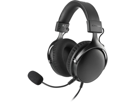 Sharkoon Slušalice - B2 (crne; mikrofon; USB/TRRS/3.5mm jack; 2.5m kabel)