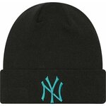New York Yankees Zimska kapa MLB League Essential Cuff Beanie Black/Light Blue UNI