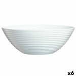 Zdjela za Salatu Luminarc Harena Bijela Staklo (Ø 27,3 cm) (6 kom.) , 5700 g