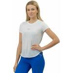Nebbia FIT Activewear T-shirt “Airy” with Reflective Logo White L Majica za fitnes