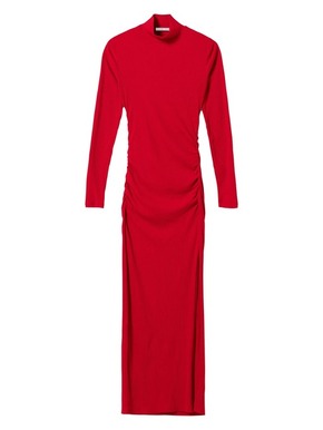 Bershka Pletena haljina crvena