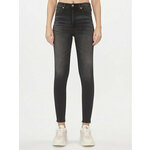 Calvin Klein Jeans Traperice 'HIGH RISE SUPER SKINNY ANKLE' crni traper