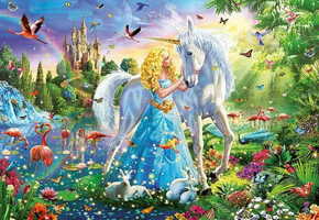 Puzzle Educa The Princess And The Unicorn 500 Dijelovi 68 x 48 cm