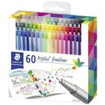 Staedtler Triplus iglasti flomaster set, 0,3 mm, 60 kom