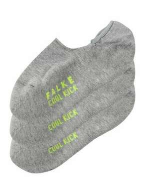 FALKE Čarape 'Cool Kick' siva melange / svijetlozelena