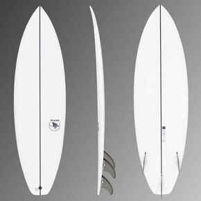 Daska za surfanje shortboard 900 5'5" 24 l isporučuje se s tri peraje fcs2
