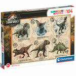 Jurassic World 104kom super slagalica u boji - Clementoni