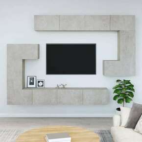 VidaXL Zidni TV ormarić siva boja betona od konstruiranog drva