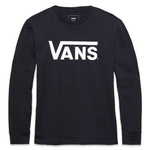 Vans By Vans Classic Ls Boys Black/White VN000XOIY28 majica za dječake, L, crna
