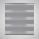 vidaXL Rolo sive zavjese sa zebrastim linijama 120 x 230 cm