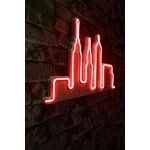 Ukrasna plastična LED rasvjeta, City Skyline - Red