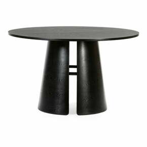 Crni okrugli blagovaonski stol Teulat Cep