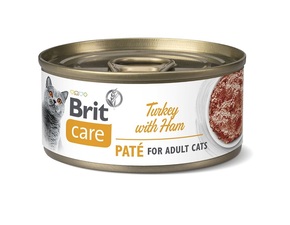 Brit Care Cat Paté Turkye with Ham 24 x 70 g