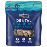 Poslastica za pse FISH4DOGS Sea Jerky Dental Knots, 0,1kg, za sve pse