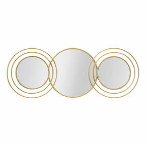 Zidno ogledalo u zlatnom dekoru Mauro Ferretti Triply Round