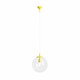 ALDEX 562G14 | Globe-AL Aldex visilice svjetiljka 1x E27 žuto, prozirno