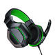 Joyroom JR-HG1 gaming slušalice, 3.5 mm, crna/zelena, mikrofon