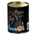 Piper Dolina Noteci mokra hrana za pse, jagnjetina, korenje in riž, 400 g
