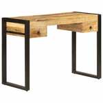 Radni stol s 2 ladice od masivnog drva manga 110 x 50 x 77 cm