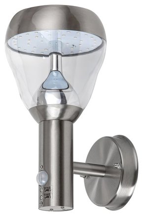RABALUX 7920 | Amalfi-RA Rabalux zidna svjetiljka sa senzorom 1x LED 760lm 4000K IP44 krom saten