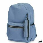 School Bag Blue 37 x 50 x 7 cm (6 Units)