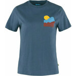 Fjällräven Nature T-Shirt W Indigo Blue M Majica na otvorenom