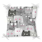 Jastuk za stolicu Minimalist Cushion Covers Gray Cats, 40 x 40 cm
