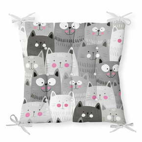 Jastuk za stolicu Minimalist Cushion Covers Gray Cats