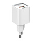 LDNIO A2318C USB, USB-C 20W mains charger + USB-C cable