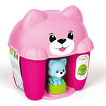 Clemmy ružičasta mačka set mekanih konstrukcijskih igračaka u kutiji za odlaganje - Clementoni